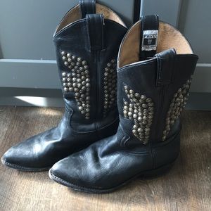 Frye detailed cowboy boots